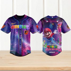 Baltimore Orioles The Super Mario Galaxy Movie Baseball Galaxy Edition T Shirt