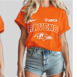 Baltimore Ravens ASPCA Animal Guardian Awareness Month Football T Shirt Baltimore Ravens ASPCA Animal Guardian Awareness Month Football T Shirt