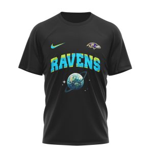 Baltimore Ravens Earth Day One Planet One Goal Football Shirt