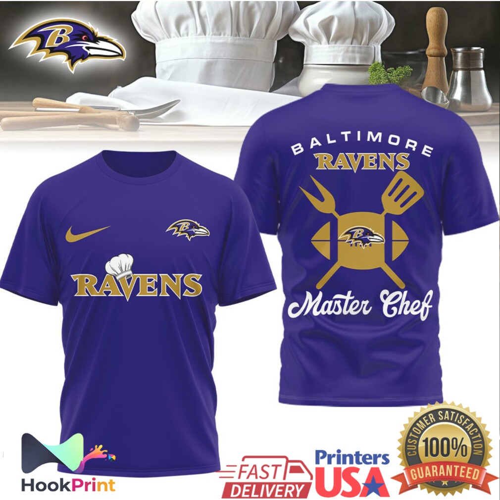 Baltimore Ravens Master Chef NFL Game Day BBQ Shirt Baltimore Ravens Master Chef NFL Game Day BBQ Shirt