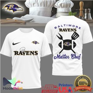 Baltimore Ravens Master Chef NFL Game Day BBQ Shirt