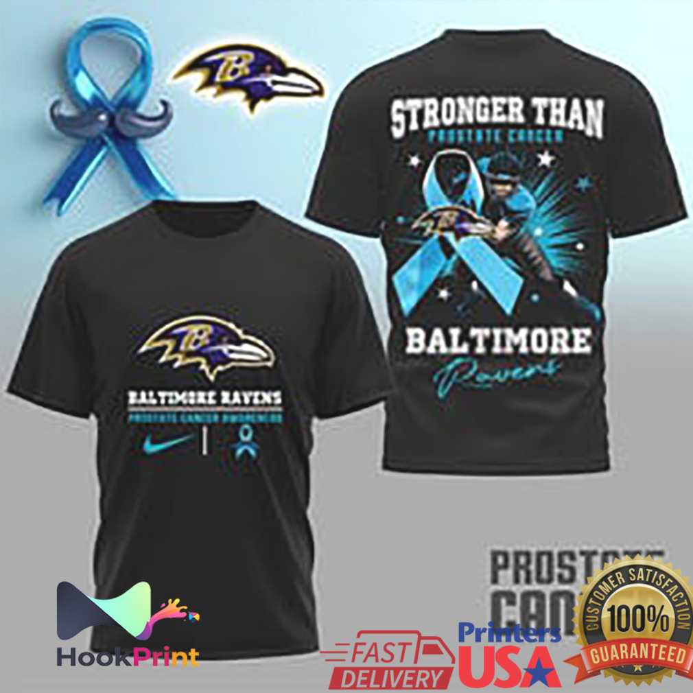 Baltimore Ravens Prostate Cancer Awareness Stronger Than T Shirt Baltimore Ravens Prostate Cancer Awareness Stronger Than T Shirt