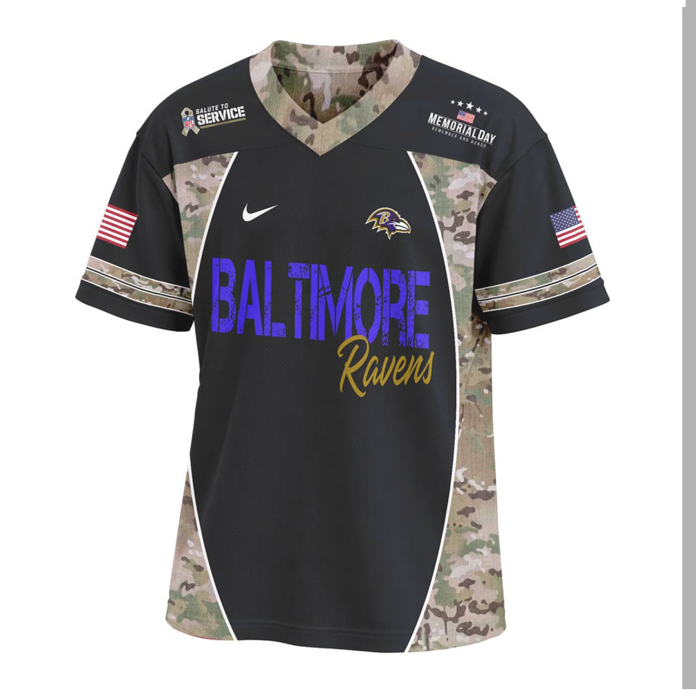 Baltimore Ravens Remember The Brave Memorial Day Military Camo Jersey Baltimore Ravens Remember The Brave Memorial Day Military Camo Jersey