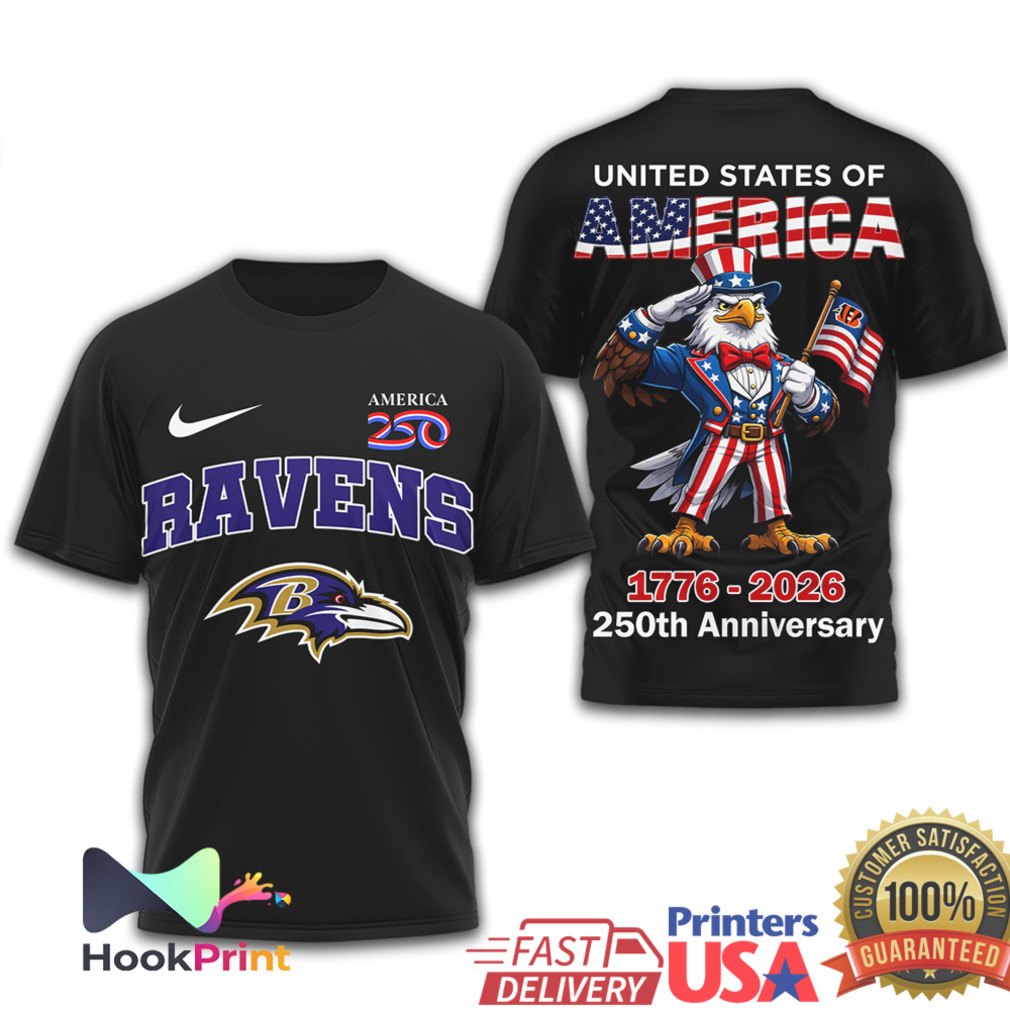 Baltimore Ravens United States 250th Anniversary Patriotic Shirt Baltimore Ravens United States 250th Anniversary Patriotic Shirt