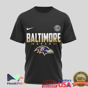 Baltimore Ravens Veteran Serving My Country Pride T Shirt