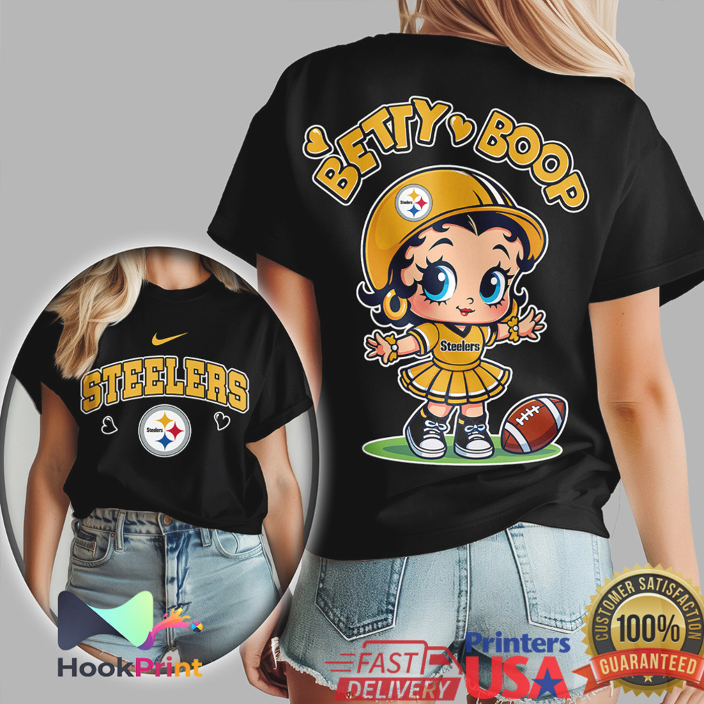 Betty Boop Pittsburgh Steelers Gameday Cheerleader NFL T Shirt Betty Boop Pittsburgh Steelers Gameday Cheerleader NFL T Shirt