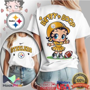 Betty Boop Pittsburgh Steelers Gameday Cheerleader NFL T Shirt