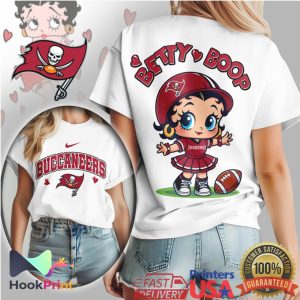 Betty Boop Tampa Bay Buccaneers NFL Cheerleader Custom T Shirt