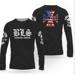 Black Label Society BLS Doom Crew Inc American Chapter Shirt