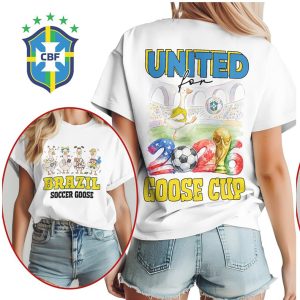 Brazil Soccer Goose 2026 United Goose Cup Football Supporter Shirt