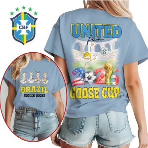 Brazil Soccer Goose United for 2026 Goose Cup NFL T Shirt
