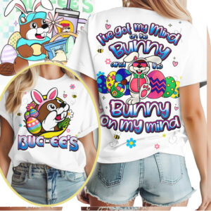 Buc ee's Easter Bunny Mind on the Bunny Holiday Mascot T Shirt