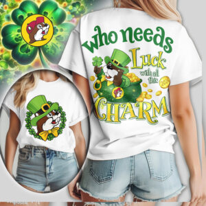 Buc ee’s St. Patrick’s Day Leprechaun Luck O’ The Charm T Shirt Buc ee’s St. Patrick’s Day Leprechaun Luck O’ The Charm T Shirt