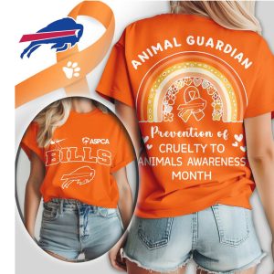 Buffalo Bills ASPCA Animal Guardian Prevention of Cruelty to Animals Awareness T Shirt