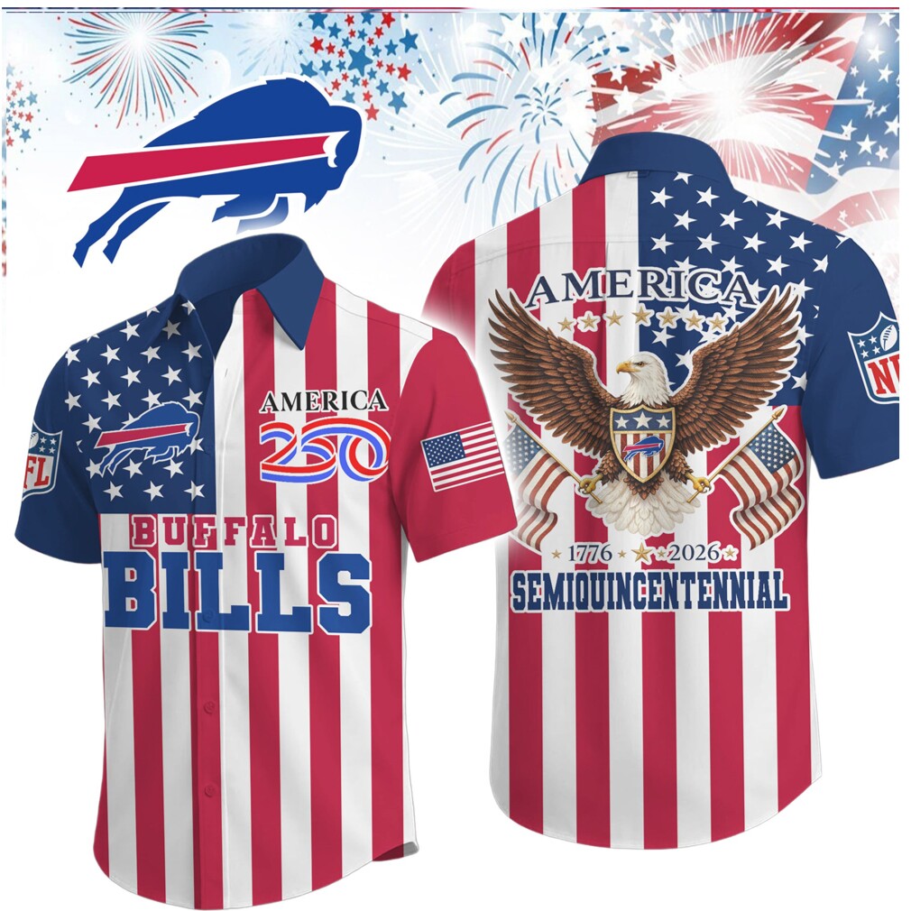 Buffalo Bills America 250th Anniversary Patriotic Eagle Holiday Shirt Buffalo Bills America 250th Anniversary Patriotic Eagle Holiday Shirt