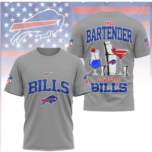 Buffalo Bills Bartender This Bartender Loves The Bills T Shirt