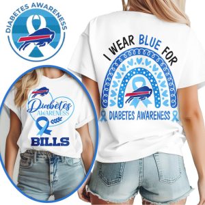 Buffalo Bills Diabetes Awareness I Wear Blue For Diabetes Support Football T Shirt Buffalo Bills Diabetes Awareness I Wear Blue For Diabetes Support Football T Shirt