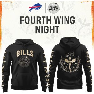 Buffalo Bills Fourth Wing Night Dragon Black and Gold T Shirt
