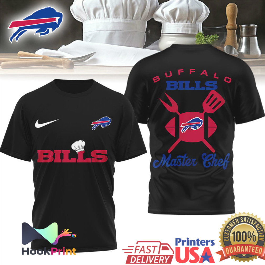 Buffalo Bills Master Chef NFL Tailgate Cooking T Shirt Buffalo Bills Master Chef NFL Tailgate Cooking T Shirt