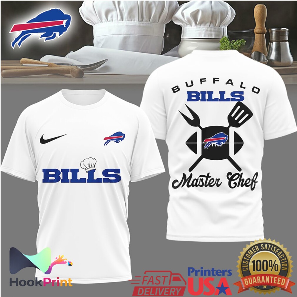 Buffalo Bills Master Chef NFL Tailgate Cooking T Shirt Buffalo Bills Master Chef NFL Tailgate Cooking T Shirt