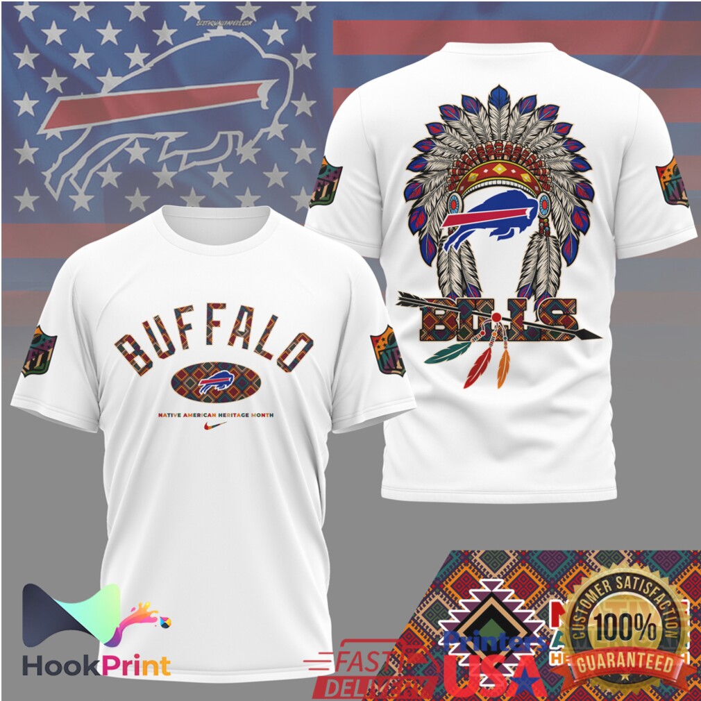 Buffalo Bills Native American Heritage Month Tribal Headdress T Shirt Buffalo Bills Native American Heritage Month Tribal Headdress T Shirt
