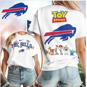 Buffalo Bills Toy Story Characters NFL Fan Graphic T Shirt
