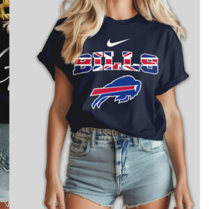 Buffalo Bills United Kingdom Flag British Fan NFL Football T Shirt