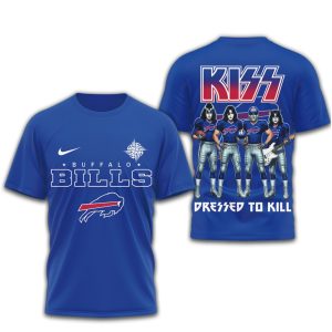 Buffalo Bills x KISS Dressed To Kill Graphic Sports T Shirt Buffalo Bills x KISS Dressed To Kill Graphic Sports T Shirt