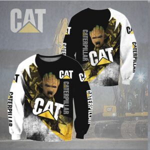 CAT Caterpillar Baby Groot Marvel Guardian of the Galaxy 3D T Shirt