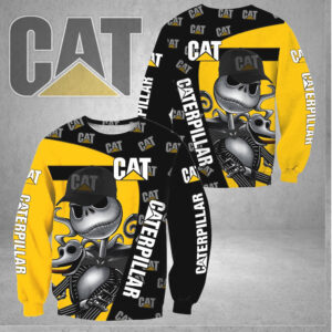 CAT Caterpillar Jack Skellington Nightmare Before Christmas T Shirt