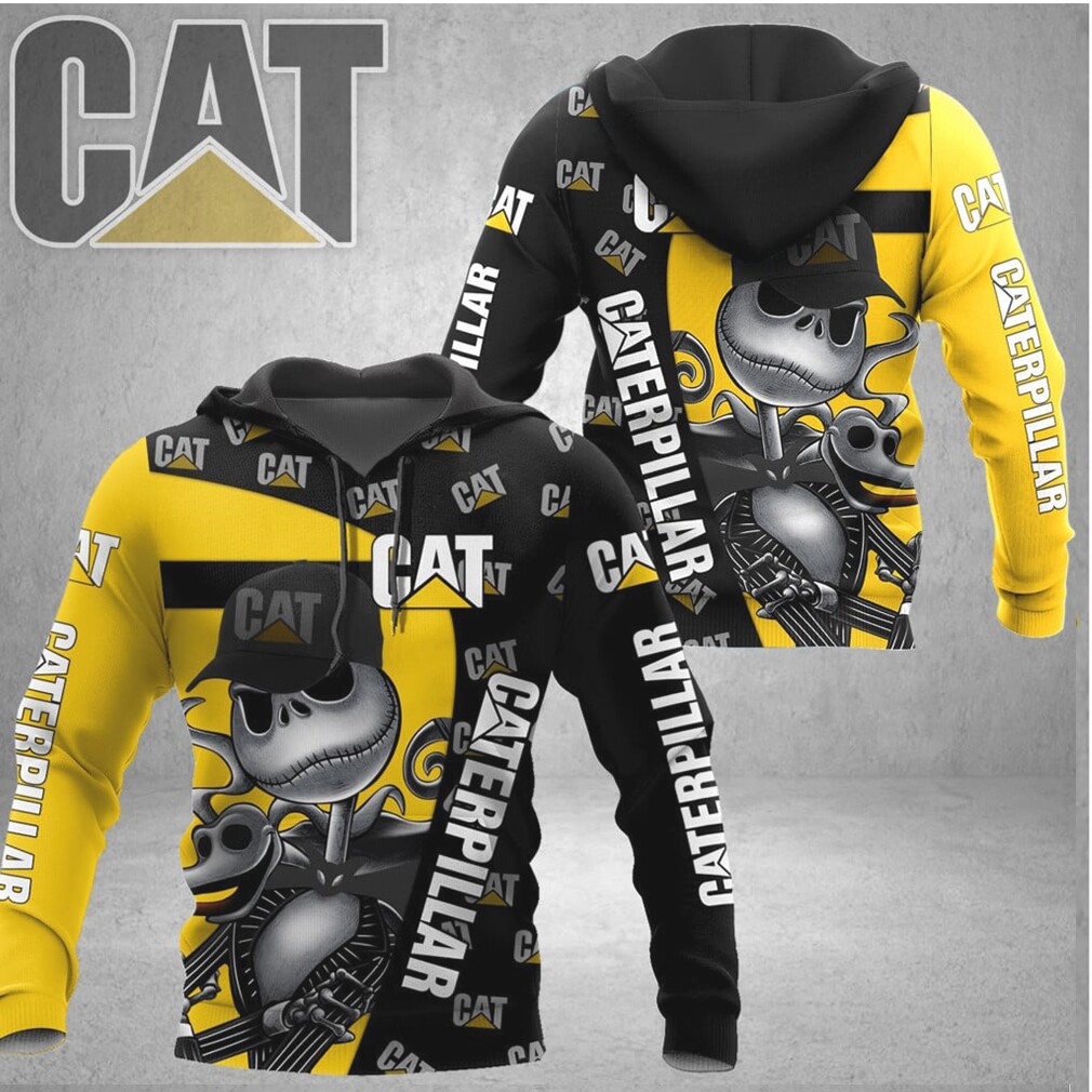 CAT Caterpillar Jack Skellington Nightmare Before Christmas T Shirt CAT Caterpillar Jack Skellington Nightmare Before Christmas T Shirt