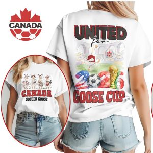 Canada Soccer Goose United For 2026 Goose Cup T Shirt