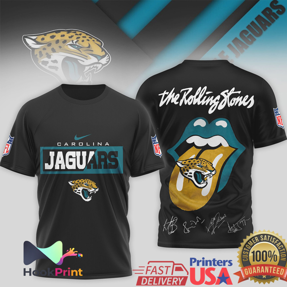 Carolina Jaguars x The Rolling Stones Tongue & Lips Graphic T Shirt Carolina Jaguars x The Rolling Stones Tongue & Lips Graphic T Shirt