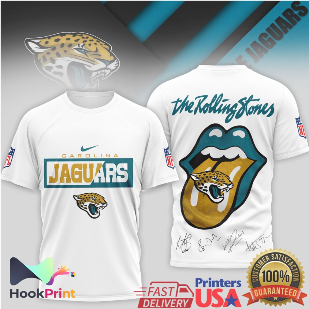 Carolina Jaguars x The Rolling Stones Tongue & Lips Graphic T Shirt Carolina Jaguars x The Rolling Stones Tongue & Lips Graphic T Shirt