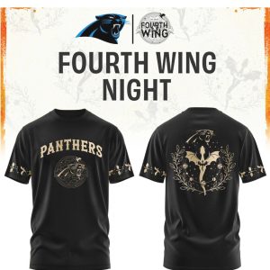 Carolina Panthers Fourth Wing Night Fantasy Dragon T Shirt Carolina Panthers Fourth Wing Night Fantasy Dragon T Shirt