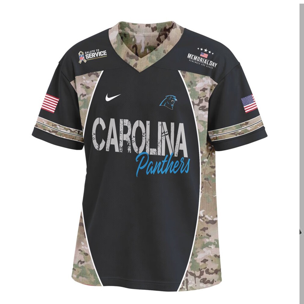 Carolina Panthers Remember The Brave Memorial Day Military Camo Jersey Carolina Panthers Remember The Brave Memorial Day Military Camo Jersey