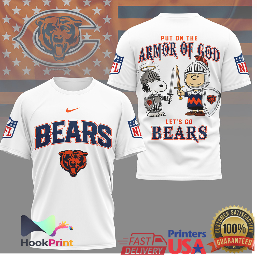 Chicago Bears Armor Of God Snoopy Charlie Brown Classic Shirt Chicago Bears Armor Of God Snoopy Charlie Brown Classic Shirt