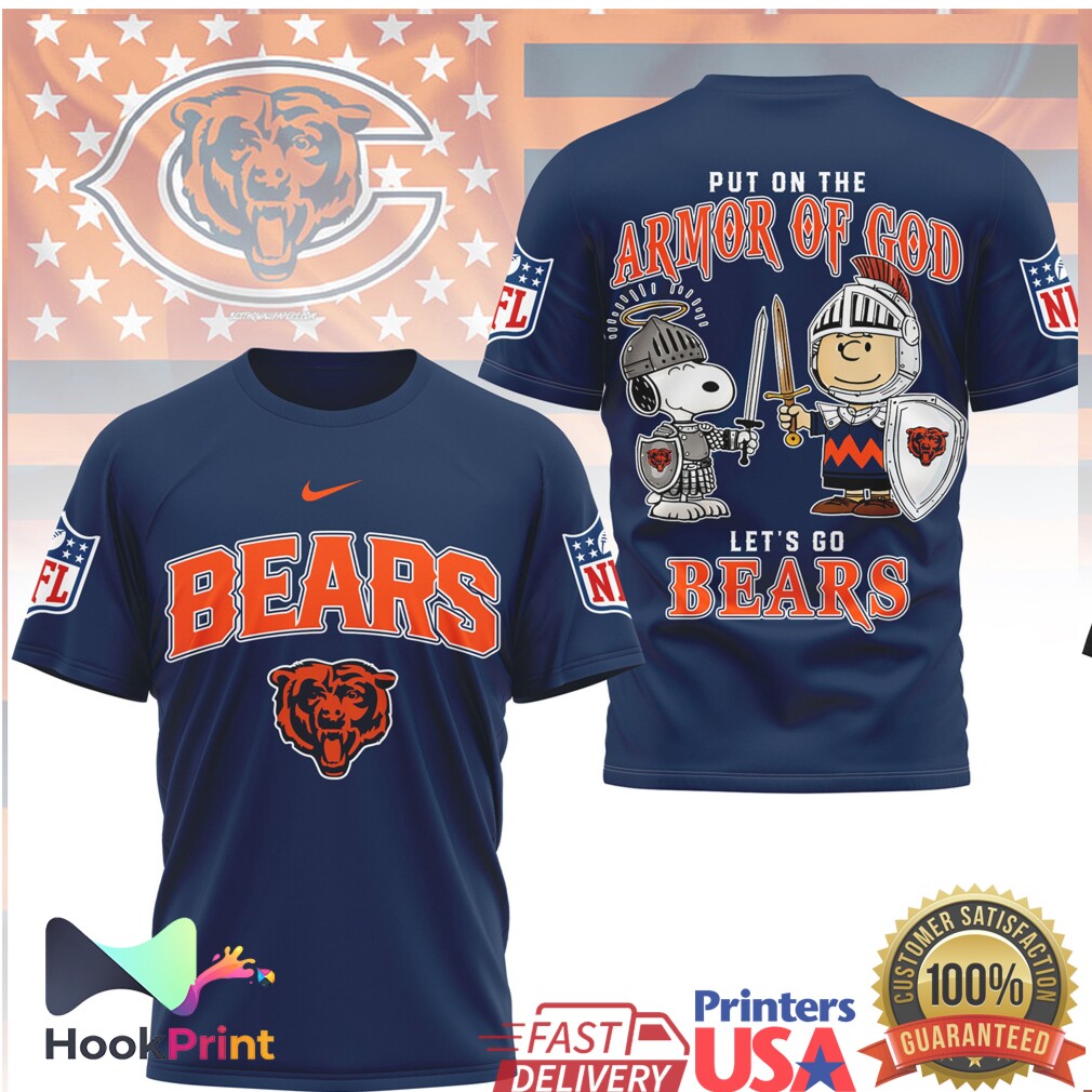 Chicago Bears Armor Of God Snoopy Charlie Brown Classic Shirt Chicago Bears Armor Of God Snoopy Charlie Brown Classic Shirt
