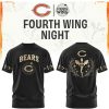 Cincinnati Bengals Fourth Wing Night Dragon Gold Foil Apparel T Shirt Cincinnati Bengals Fourth Wing Night Dragon Gold Foil Apparel T Shirt