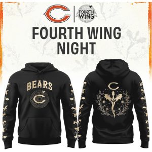 Chicago Bears Fourth Wing Night Dragon Rider Football T Shirt