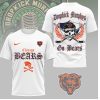 Chicago Bears No Shoes Nation Kenny Chesney Skull T Shirt Chicago Bears No Shoes Nation Kenny Chesney Skull T Shirt