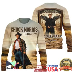 Chuck Norris 1940 2026 Legend Didn't Die Side Quest Tribute Shirt