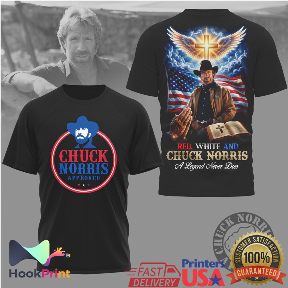 Chuck Norris Approved A Legend Never Dies American Flag Tribute T Shirt Chuck Norris Approved A Legend Never Dies American Flag Tribute T Shirt