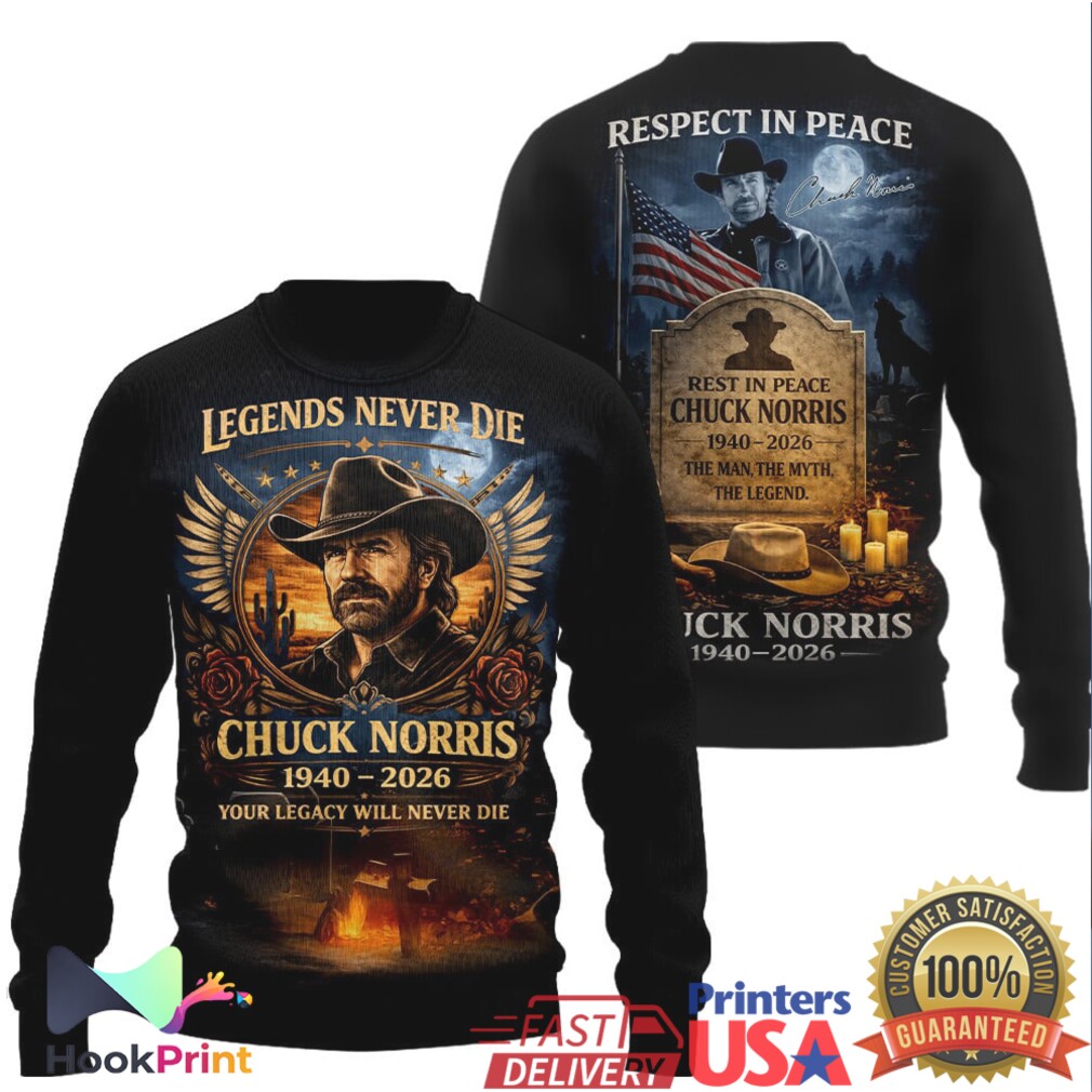 Chuck Norris Legends Never Die 1940 2026 Memorial Tribute Graphic Shirt Chuck Norris Legends Never Die 1940 2026 Memorial Tribute Graphic Shirt