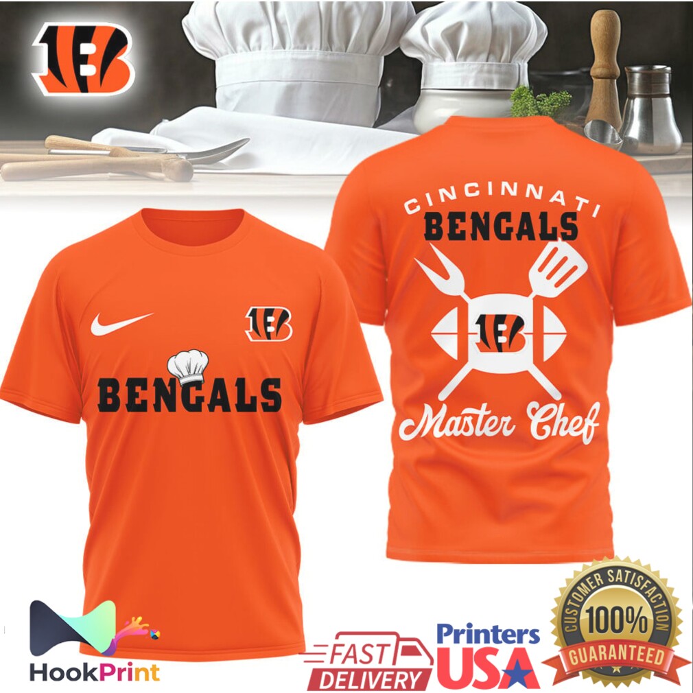 Cincinnati Bengals Master Chef Gameday Grilling T Shirt Cincinnati Bengals Master Chef Gameday Grilling T Shirt