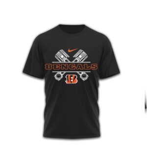 Cincinnati Bengals Motorcycle Flag Design Live to Ride Shirt