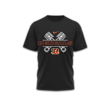 Cincinnati Bengals Motorcycle Heritage Biker Flag Design Orange Black NFL Fan T Shirt Cincinnati Bengals Motorcycle Heritage Biker Flag Design Orange Black NFL Fan T Shirt