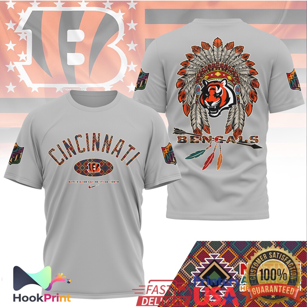 Cincinnati Bengals Native American Heritage Month T Shirt Cincinnati Bengals Native American Heritage Month T Shirt