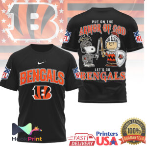 Cincinnati Bengals Peanuts Snoopy Put On The Armor Of God Shirt Cincinnati Bengals Peanuts Snoopy Put On The Armor Of God Shirt