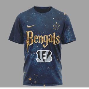 Cincinnati Bengals x Harry Potter 25 Years of Magic Galaxy T Shirt Cincinnati Bengals x Harry Potter 25 Years of Magic Galaxy T Shirt